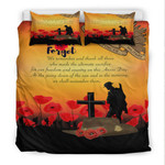 Rugbylife Bedding Set - Anzac Day We Shall Remember Them Bedding Set | Rugbylife.co
