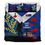 Rugbylife Bedding Set - (Custom) Australia Anzac Lest We Forget 2022 Bedding Set | Rugbylife.co
