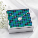 1sttheworld Jewelry - Flower Of Scotland Tartan Dad Remembrance Necklace A7 | 1sttheworld
