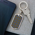 1sttheworld Jewelry - Aikenhead Tartan Dog Tag with Swivel Keychain A7 | 1sttheworld
