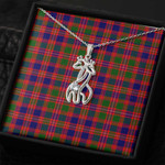 1sttheworld Jewelry - Macintyre Modern Graceful Love Giraffe Necklace A7 | 1sttheworld