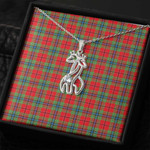 1sttheworld Jewelry - Maclean Of Duart Modern Graceful Love Giraffe Necklace A7 | 1sttheworld