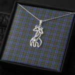 1sttheworld Jewelry - Ogilvie Hunting Modern Graceful Love Giraffe Necklace A7 | 1sttheworld