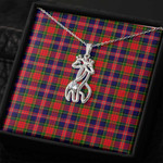 1sttheworld Jewelry - Macpherson Modern Graceful Love Giraffe Necklace A7 | 1sttheworld