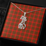 1sttheworld Jewelry - Livingstone Modern Graceful Love Giraffe Necklace A7 | 1sttheworld