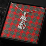 1sttheworld Jewelry - Cumming Modern Graceful Love Giraffe Necklace A7 | 1sttheworld