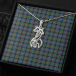 1sttheworld Jewelry - Cameron Of Erracht Ancient Graceful Love Giraffe Necklace A7 | 1sttheworld