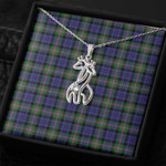 1sttheworld Jewelry - Baird Modern Graceful Love Giraffe Necklace A7 | 1sttheworld
