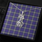 1sttheworld Jewelry - Kinnaird Graceful Love Giraffe Necklace A7 | 1sttheworld