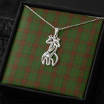 1sttheworld Jewelry - Maxwell Hunting Graceful Love Giraffe Necklace A7 | 1sttheworld