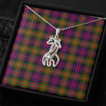 1sttheworld Jewelry - Carnegie Modern Graceful Love Giraffe Necklace A7 | 1sttheworld