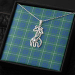 1sttheworld Jewelry - Hamilton Hunting Ancient Graceful Love Giraffe Necklace A7 | 1sttheworld