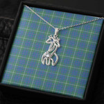 1sttheworld Jewelry - Macintyre Hunting Ancient Graceful Love Giraffe Necklace A7 | 1sttheworld