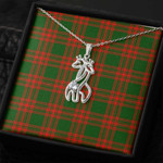1sttheworld Jewelry - Menzies Green Modern Graceful Love Giraffe Necklace A7 | 1sttheworld