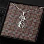 1sttheworld Jewelry - Nicolson Hunting Weathered Graceful Love Giraffe Necklace A7 | 1sttheworld