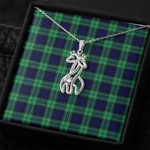 1sttheworld Jewelry - Abercrombie Graceful Love Giraffe Necklace A7 | 1sttheworld