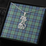 1sttheworld Jewelry - Leslie Hunting Ancient Graceful Love Giraffe Necklace A7 | 1sttheworld
