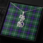 1sttheworld Jewelry - Macdonald Of The Isles Hunting Modern Graceful Love Giraffe Necklace A7 | 1sttheworld