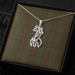 1sttheworld Jewelry - Gray Graceful Love Giraffe Necklace A7 | 1sttheworld