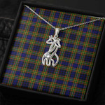 1sttheworld Jewelry - Clelland Modern Graceful Love Giraffe Necklace A7 | 1sttheworld
