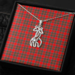 1sttheworld Jewelry - Macbean Modern Graceful Love Giraffe Necklace A7 | 1sttheworld