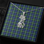1sttheworld Jewelry - Campbell Argyll Ancient Graceful Love Giraffe Necklace A7 | 1sttheworld