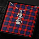 1sttheworld Jewelry - Maclachlan Modern Graceful Love Giraffe Necklace A7 | 1sttheworld