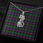 1sttheworld Jewelry - Urquhart Modern Graceful Love Giraffe Necklace A7 | 1sttheworld