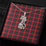 1sttheworld Jewelry - Roxburgh District Graceful Love Giraffe Necklace A7 | 1sttheworld