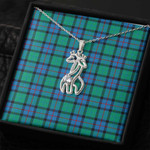 1sttheworld Jewelry - Flower Of Scotland Graceful Love Giraffe Necklace A7 | 1sttheworld
