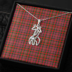 1sttheworld Jewelry - Macalister Modern Graceful Love Giraffe Necklace A7 | 1sttheworld