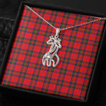 1sttheworld Jewelry - Macgillivray Modern Graceful Love Giraffe Necklace A7 | 1sttheworld