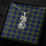 1sttheworld Jewelry - Colquhoun Modern Graceful Love Giraffe Necklace A7 | 1sttheworld
