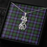 1sttheworld Jewelry - Galbraith Modern Graceful Love Giraffe Necklace A7 | 1sttheworld