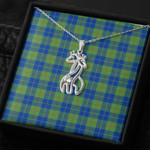 1sttheworld Jewelry - Barclay Hunting Ancient Graceful Love Giraffe Necklace A7 | 1sttheworld