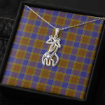 1sttheworld Jewelry - Balfour Modern Graceful Love Giraffe Necklace A7 | 1sttheworld