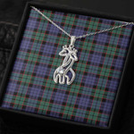 1sttheworld Jewelry - Fletcher Modern Graceful Love Giraffe Necklace A7 | 1sttheworld