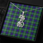 1sttheworld Jewelry - Alexander Graceful Love Giraffe Necklace A7 | 1sttheworld