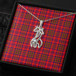 1sttheworld Jewelry - Murray Of Tulloch Modern Graceful Love Giraffe Necklace A7 | 1sttheworld