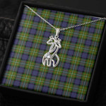 1sttheworld Jewelry - Fergusson Modern Graceful Love Giraffe Necklace A7 | 1sttheworld