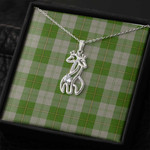 1sttheworld Jewelry - Cunningham Dress Green Dancers Graceful Love Giraffe Necklace A7 | 1sttheworld