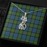 1sttheworld Jewelry - Newlands Of Lauriston Graceful Love Giraffe Necklace A7 | 1sttheworld