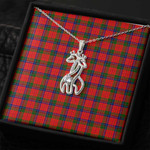 1sttheworld Jewelry - Nicolson Modern Graceful Love Giraffe Necklace A7 | 1sttheworld