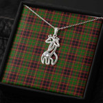1sttheworld Jewelry - Buchan Modern Graceful Love Giraffe Necklace A7 | 1sttheworld