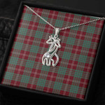 1sttheworld Jewelry - Crawford Modern Graceful Love Giraffe Necklace A7 | 1sttheworld