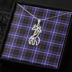 1sttheworld Jewelry - Dunlop Modern Graceful Love Giraffe Necklace A7 | 1sttheworld