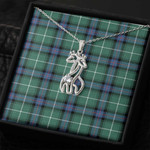 1sttheworld Jewelry - Macdonald Of The Isles Hunting Ancient Graceful Love Giraffe Necklace A7 | 1sttheworld