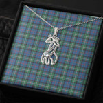 1sttheworld Jewelry - Macphail Hunting Ancient Graceful Love Giraffe Necklace A7 | 1sttheworld