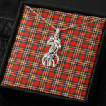 1sttheworld Jewelry - Macgill Modern Graceful Love Giraffe Necklace A7 | 1sttheworld