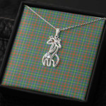 1sttheworld Jewelry - Mackintosh Hunting Ancient Graceful Love Giraffe Necklace A7 | 1sttheworld